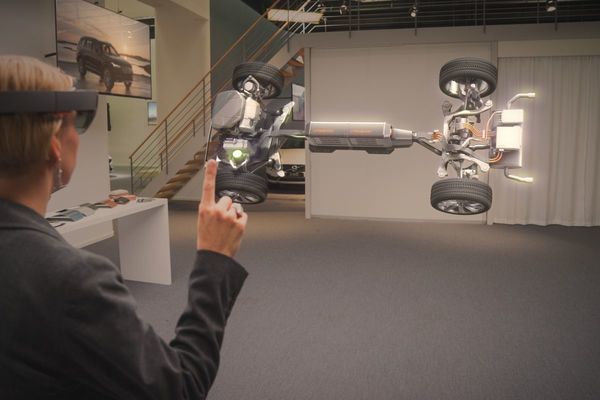 Microsoft HoloLens in de Volvo fabriek
