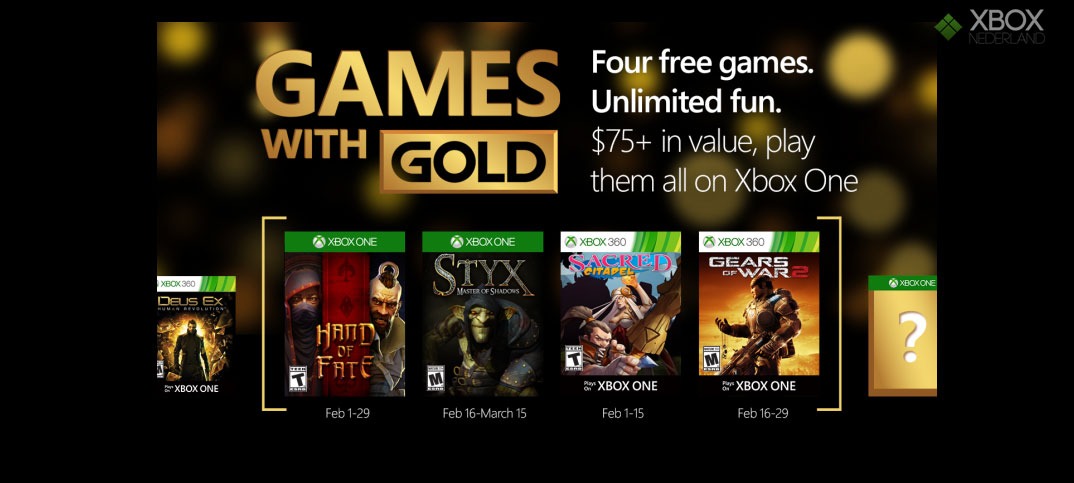 Games With Gold Februari