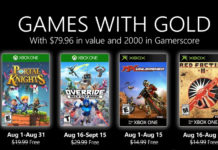 Games with Gold van augustus