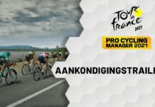 Belg Wout van Aert op cover Tour de France 2021