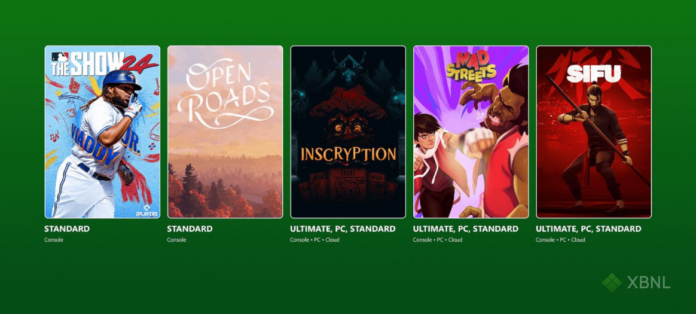 XBNL Game Pass oktober 2024