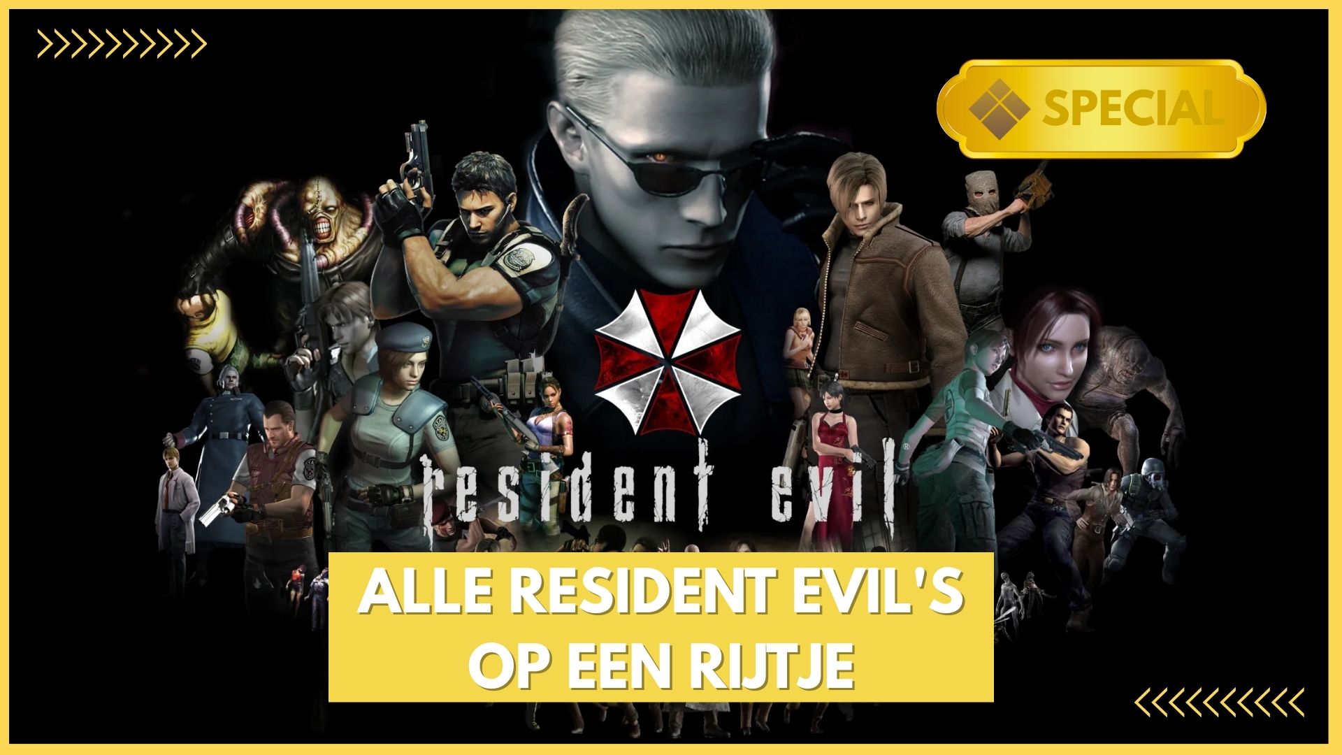 [SPECIAL] Alle Resident Evil’s op een rijtje